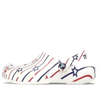 Crocs Classic Stars and Stripe Clog «Weiß Multi» 208877-94S