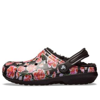 Crocs Classic Stay Warm Cozy Sports Unisex Schwarz Rot Sandalen «Schwarz Rot» 205324-643