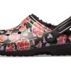 Crocs Classic Stay Warm Cozy Sports Unisex Schwarz Rot Sandalen «Schwarz Rot» 205324-643
