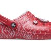Crocs Classic Stilvolle Outdoor-Sport-Unisex-Sandalen in Rot 207687-646