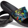 Crocs Classic Tie-Dye Graphic Slide «Schwarz» 206520-988