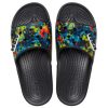 Crocs Classic Tie-Dye Graphic Slide «Schwarz» 206520-988