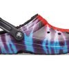 Crocs Classic Tie Dye Stay Warm Cozy Crocs Sport-Hausschuhe Unisex Lila Rot 206341-988