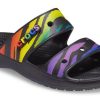 Crocs Classic Verschleißfeste rutschfeste Sport-Hausschuhe Unisex Schwarz 207346-0C4