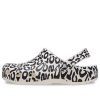 Crocs Classic Warped Logo Clogs «Weiß Schwarz» 210805-100