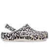 Crocs Classic Warped Logo Clogs «Weiß Schwarz» 210805-100