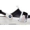 Crocs Classic Zip Tie Buckle Clogs «Schwarz Weiß» 208127-066