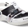 Crocs Classic Zip Tie Buckle Clogs «Schwarz Weiß» 208127-066