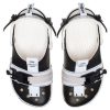 Crocs Classic Zip Tie Buckle Clogs «Schwarz Weiß» 208127-066