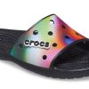 Crocs Colorful Casual Unisex Mehrfarbige schwarze Hausschuhe 207557-0C4