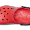 Crocs Crocband Cartoon Mickey Mouse Verschleißfeste Unisex-Sandalen in Rot und Schwarz «Red Black» 204936-90H