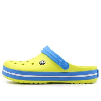 Crocs Crocband Clogs «Gelb Blau» 11016-73E