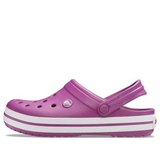 Crocs Crocband Clogs «Lila Weiß» 11016-54R