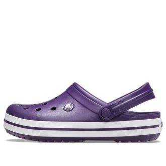 Crocs Crocband Clogs «Lila Weiß» 11016-55Y