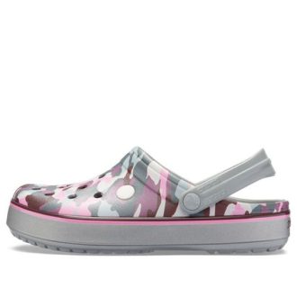 Crocs Crocband Graphic III Clogs «Grau Pink» 205834-0GF