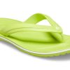 Crocs Crocband Leichte, gemütliche, lässige Flip-Flops, Unisex, Grün, 11033-3T1
