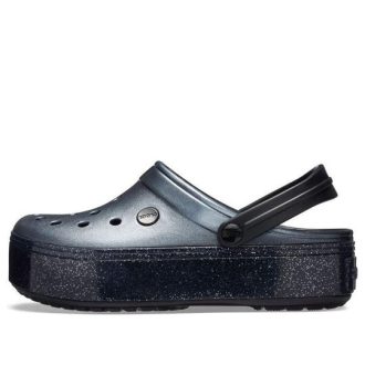 Crocs Crocband Platform Metallic Clogs «Schwarz» 205912-002