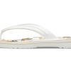 Crocs Crocband Printed Flip Flops «Weiß Hellbraun» 205943-94S