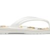 Crocs Crocband Printed Flip Flops «Weiß Hellbraun» 205943-94S