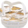Crocs Crocband Printed Flip Flops «Weiß Hellbraun» 205943-94S