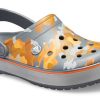 Crocs Crocband Printed Sandalen Schwarz Orange Camouflage «Black Orange» 205834-02Q