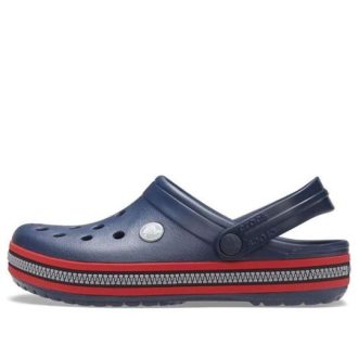 Crocs Crocband Reißverschlussband Clogs «Marinerot» 206594-4SA
