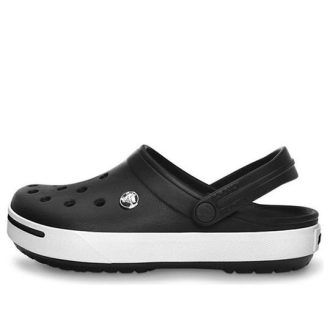 Crocs Crocband Strandsandalen Unisex Schwarz Weiß 11989-060