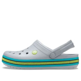 Crocs Crocband Zipper Band Clogs «Grey Aqua» 206594-0GV