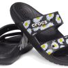 Crocs Daisy Leichte, verschleißfeste Sport-Hausschuhe Unisex Schwarz Weiß 207284-0ZI