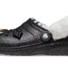 Crocs Disco Classic Lined Disco Glitter Clogs «Schwarz Weiß» 208075-0ZS