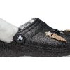 Crocs Disco Classic Lined Disco Glitter Clogs «Schwarz Weiß» 208075-0ZS