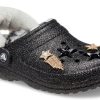 Crocs Disco Classic Lined Disco Glitter Clogs «Schwarz Weiß» 208075-0ZS