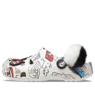 Crocs Disney x Crocs Muster Unisex Weiße Sandalen 207401-100