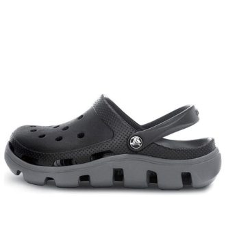 Crocs Duet Beach Sandalen Schwarz Grau «Black Grey» 11991-070