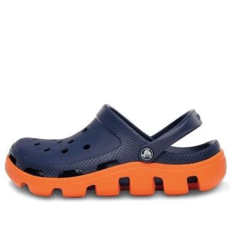 Crocs Duet Strandsandalen Blau Orange 11991-487