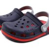 Crocs Electro 3 Outdoor Beach Sports Big Boys Blau Rot Sandalen «Blue Red» 204991-4BA