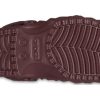 Crocs Gefütterte geometrische Clogs «Dark Cherry» 210069-6WD