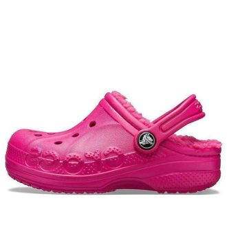 Crocs (GS) Baya gefütterte Clogs «Candy Pink» 205977-6X3