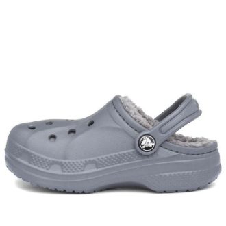 Crocs (GS) Baya gefütterte Clogs «Charcoal» 207500-00Q