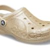 Crocs (GS) Baya gefütterte Glitzer-Clogs «Gold» 207656-11S