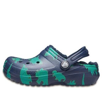 Crocs (GS) Baya Graphic Clogs «Blaugrün» 204817-41D