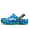 Crocs (GS) Baya Printed Clogs «Blue Bolt Multi» 207657-4LB