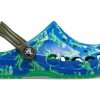 Crocs (GS) Baya Printed Clogs «Blue Bolt Multi» 207657-4LB