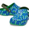 Crocs (GS) Baya Printed Clogs «Blue Bolt Multi» 207657-4LB