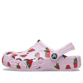 Crocs (GS) Baya Seasonal Printed Clogs «Pink Red» 207657-6GD