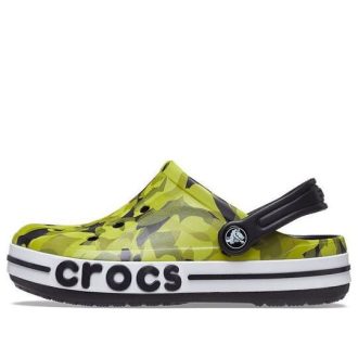 Crocs (GS) Bayaband Bubble Camo Clogs «Grün Schwarz» 207807-0C4