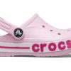 Crocs (GS) Bayaband Clog «Pink White» 207019-6TG