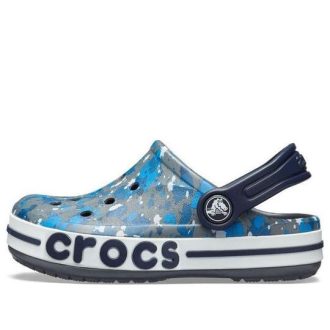 Crocs (GS) Bayaband Printed Clogs «Blaugrau» 205810-025