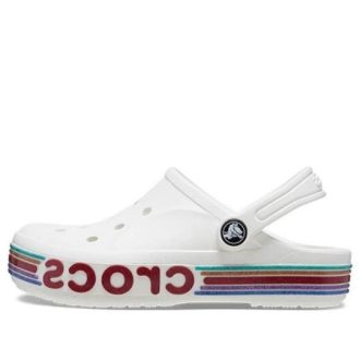 Crocs (GS) Bayaband Rainbow Glitter Clogs «Weiß Rot» 209731-100