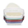 Crocs (GS) Bayaband Rainbow Glitter Clogs «Weiß Rot» 209731-100